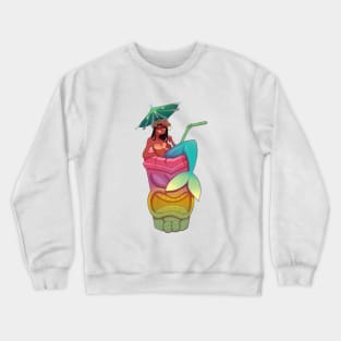 tiki drink Crewneck Sweatshirt